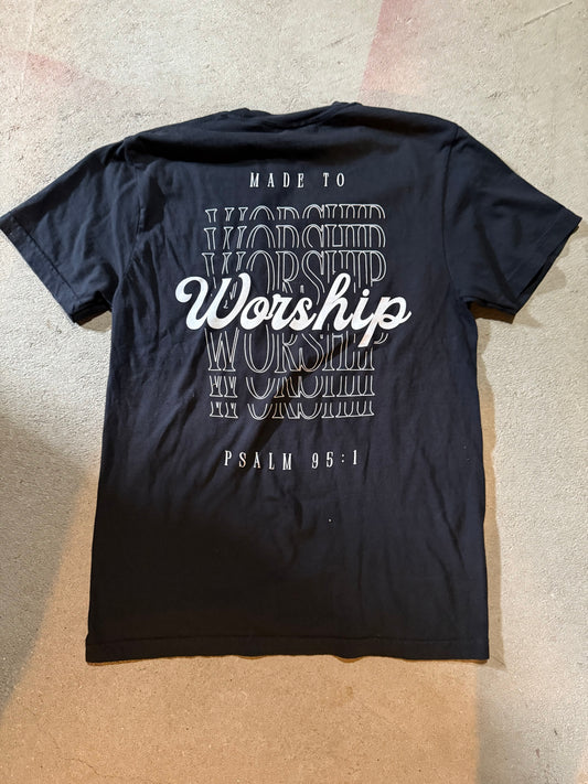 Black Made To Worship T-Shirt
