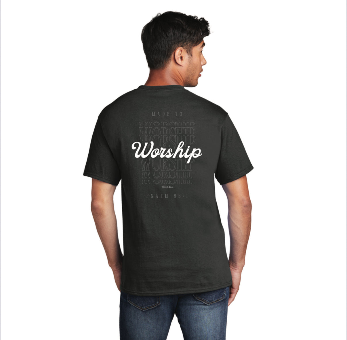 Black Made To Worship T-Shirt
